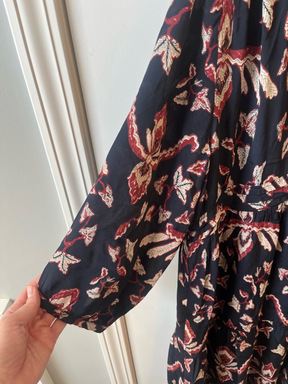 ba&sh Calix V-Neck Dress | Size Large - Picture 4 of 10